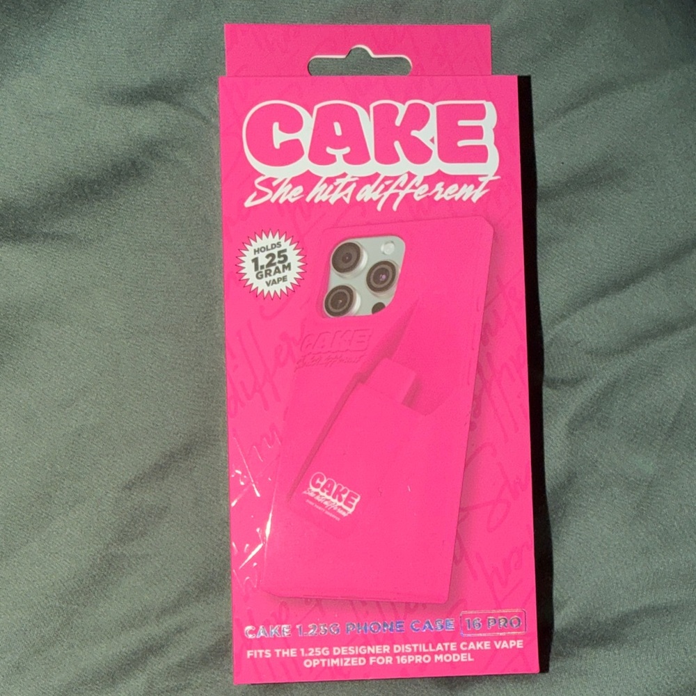 Cake Vibrant Pink Phone Case for iPhone 16 Pro